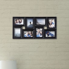 AdecoTrading 8 Opening Decorative Wall Hanging Collage Detailed Picture Frame ADEC1865